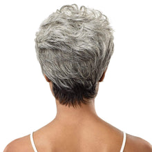 Load image into Gallery viewer, Outre Fab N Fly Gray Glamour Unprocessed Human Hair Full Wig - Theodora
