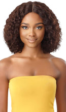 Load image into Gallery viewer, Outre The Daily 100% Unprocessed Human Hair Lace Part Wet &amp; Wavy Wig - Natural Deep 12
