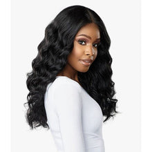 Load image into Gallery viewer, Sensationnel Human Hair Blend Butta Hd Lace Front Wig - Deep Wave 20
