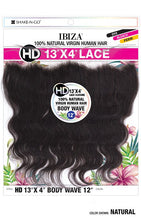 Load image into Gallery viewer, Ibiza 100% Human Hair Hd 13&quot;x4&quot; Body Wave 12&quot; Lace Closure
