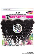 Load image into Gallery viewer, Ibiza 100% Human Hair Hd 13&quot;x4&quot; Deep Wave 12&quot; Lace Closure
