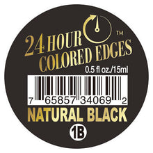 Load image into Gallery viewer, [Ebin New York] 24 Hour Colored Edges Edge Control #1B Natural Black 0.5Oz/15Ml
