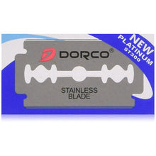 Load image into Gallery viewer, Dorco Platinum Stainless Double Edge Razor Blades 500 Count
