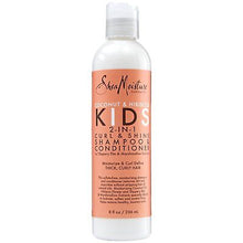 Load image into Gallery viewer, Shea Moisture Coconut &amp; Hibiscus Kids 2-In-1 Curl&amp;Shine Shampoo&amp;Conditioner 8Oz
