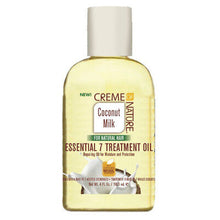 Load image into Gallery viewer, [Creme Of Nature] Coconut Milk Essential 7 Treatment Oil 4Oz For Natural Hair

