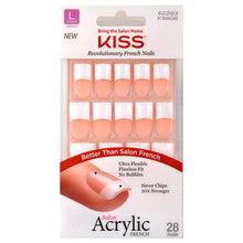 Load image into Gallery viewer, [Kiss] Acrylic French Kit Long Length 28 Nails, Back Talk
