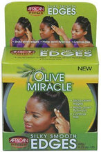 Load image into Gallery viewer, [African Pride] Olive Miracle Silky Smooth Edges 2.25Oz Edge Control Gel
