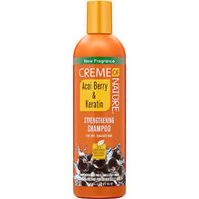 Load image into Gallery viewer, [Creme Of Nature] Acai Berry &amp; Keratin Strengthening Shampoo 12Oz
