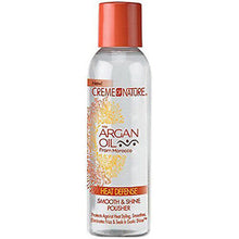 Load image into Gallery viewer, [Creme Of Nature] Argan Oil Heat Defense Smooth &amp; Shine Polisher 4Oz Hair Gloss
