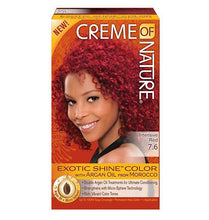 Load image into Gallery viewer, [Creme Of Nature] Argan Oil Exotic Shine Hair Color Dye Intensive Red 7.6
