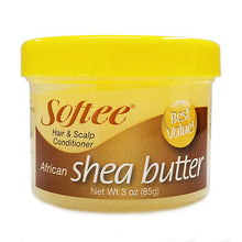 Load image into Gallery viewer, [Softee] African Shea Butter Hair &amp; Scalp Conditioner 3oz
