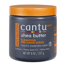 Load image into Gallery viewer, Cantu Shea Butter Men&#39;S Collection Cleansing Pre-Shave Scrub 8Oz For Head&amp;Face
