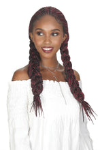 Load image into Gallery viewer, Zury Sis Synthetic Diva Braid Lace Front Wig - Fulani Box 30&quot;
