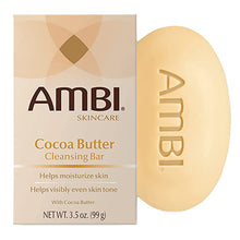 Load image into Gallery viewer, [Ambi] Cocoa Butter Cleansing Bar Helps Moisturize Skin Facial Soap 3.5Oz
