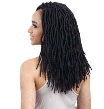 Load image into Gallery viewer, 2x Soft Wavy Faux Loc 12&quot; - Freetress Synthetic Crochet Braid Dread Locks
