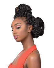 Load image into Gallery viewer, Sensationnel X-pression Pre-looped Synthetic Crochet Braid - 3x Goddess Locs 18&quot;
