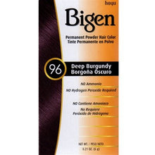 Load image into Gallery viewer, [Hoyu Bigen] Permanent Powder Hair Color Dye #96 Deep Burgundy .21Oz [1 Pack]
