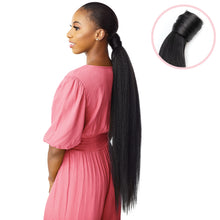 Load image into Gallery viewer, Sensationnel Synthetic Ponytail Instant Pony Wrap - Kinky Straight 30&quot;
