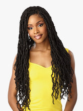 Load image into Gallery viewer, Sensationnel Cloud 9 Synthetic Hair 4x4 Lace Parting 100% Hand-braided Hd Swiss Lace Wig - Distressed Locs 28
