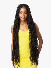 Load image into Gallery viewer, Sensationnel Cloud 9 Synthetic Hair 4x4 Lace Parting 100% Hand-braided Hd Swiss Lace Wig - Distressed Locs 40
