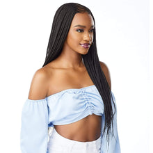 Load image into Gallery viewer, Sensationnel Cloud9 Synthetic Swiss Hand-braided Hd Lace Wig - 4x5 Center Part Feed In 28&quot;

