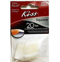 Load image into Gallery viewer, [Kiss] Square Contemporary Shape Tips20 Nails
