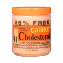 Load image into Gallery viewer, [Hollywood Beauty] Carrot Cholesterol Deep Conditioning Creme 20Oz
