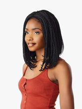 Load image into Gallery viewer, Sensationnel Cloud 9 4x4 Hand Braided Swiss Lace Front Wig - Box Braid Bob
