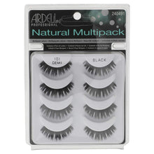 Load image into Gallery viewer, Ardell 101 Demi Natural Multipack 4 Pairs False Strip Eyelashes Black #240491
