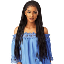 Load image into Gallery viewer, Sensationnel Synthetic Cloud 9 13x5 Part Swiss Lace Front Wig - Side Part Cornrow
