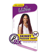 Load image into Gallery viewer, Sensationnel Lulutress Synthetic Braid - 2x Skinny Passion Twist 24
