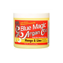 Load image into Gallery viewer, [Blue Magic] Argan Oil Anti-Frizz Botanical Formula Mango &amp; Lime 13.75Oz
