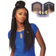 Load image into Gallery viewer, Sensationnel Synthetic Cloud 9 4x4 Part Swiss Lace Front Wig - Senegal Twist
