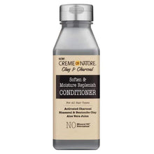 Load image into Gallery viewer, [Creme Of Nature] Clay &amp; Charcoal Soften &amp; Moisture Replenish Conditioner 12oz
