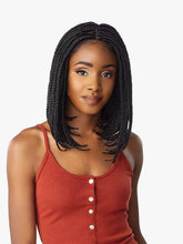 Load image into Gallery viewer, Sensationnel Cloud 9 4x4 Hand Braided Swiss Lace Front Wig - Box Braid Bob
