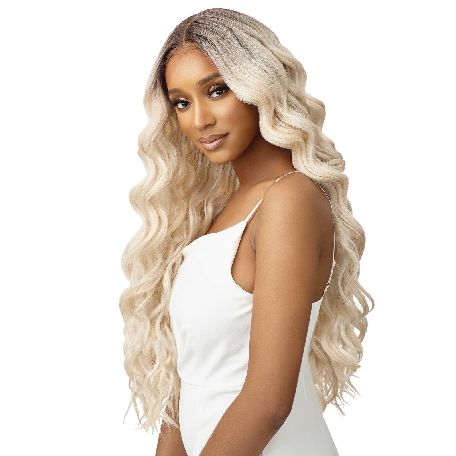  Outre Sleek Lay Part Synthetic Lace Front Wig