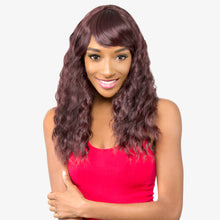 Load image into Gallery viewer, Abelle Coleffee Synthetic Medium Long Wavy With Bang Wig
