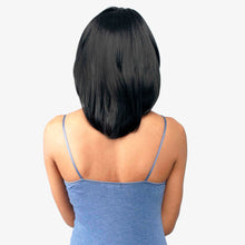 Load image into Gallery viewer, Abelle Inez Synthetic Medium Straight Bumped Bang Wig
