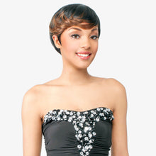 Load image into Gallery viewer, Abelle Jardin Synthetic Short Straight Bumped Feather Hair Wig
