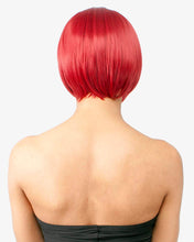 Load image into Gallery viewer, Abelle Synthetic Short Straight Bump Bob With Bang Wig - Roses
