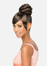 Load image into Gallery viewer, Bpb-sheena - Vivica A Fox Synthetic Ponytail Two In One Bang N Bun
