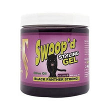 Load image into Gallery viewer, Black Panther Strong! Swoop&#39;d Styling Gel 16oz
