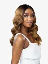 Load image into Gallery viewer, Sensationnel Human Hair Blend Butta Hd Lace Front Wig - Beach Wave 20
