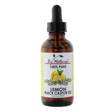 Load image into Gallery viewer, By Natures 100% Pure Lemon Black Castor Oil 2oz
