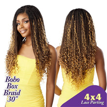 Load image into Gallery viewer, Sensationnel Cloud9 4x4 Braided Lace Wig - Boho Box Braid 30&quot;
