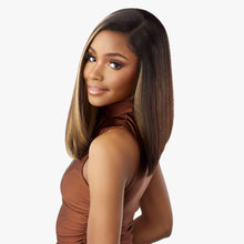 Load image into Gallery viewer, Sensationnel 13x6 Hd What Lace Human Hair Blend Lace Front Wig - Shiyana 14&quot;
