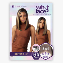 Load image into Gallery viewer, Sensationnel 13x6 Hd What Lace Human Hair Blend Lace Front Wig - Shiyana 14&quot;
