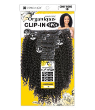 Load image into Gallery viewer, Organique Mastermix Synthetic Clip In 9pcs Extension - Coily Boho
