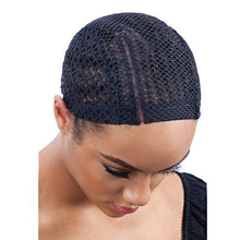 Load image into Gallery viewer, Freetress 5&quot; Lace Part Crochet Wig Cap With Combs Diamond Shape Weaving Hair Net
