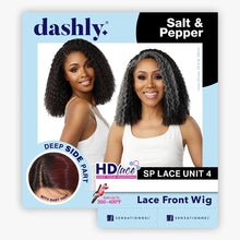 Load image into Gallery viewer, Sensationnel Synthetic Dashly Salt &amp; Pepper Hd Lace Front Wig - Sp Lace Unit 4
